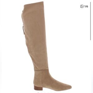 Steve Madden Taupe Over-the-Knee Suede Boots
